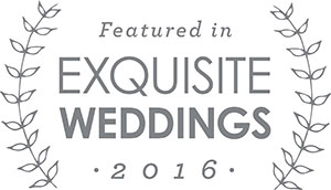 Featured in Exquisite Weddings 2016